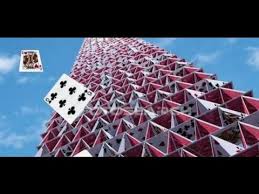 Screenshots show a house of cards being built yet there is no way to make cards go in those positions? Building A House Of Cards Time Lapse Youtube