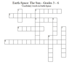 Students and teachers love our 3rd grade science vocabulary! Science Crossword Puzzle 3 To 6 Grades Earth Space Science The Sun