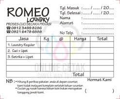 Anda membutuhkan contoh nota laundry untuk usaha anda ? 7 Contoh Nota Laundry Terbaru Percetakan Online