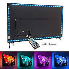 Led Strip Lights 9 8ft Black Usb Led Strip Lights Tv Backlight Kit 20 Colors Tv