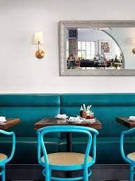 Blue Chairs Restaurant Interior Design Restaurant Decor Restaurant Interior