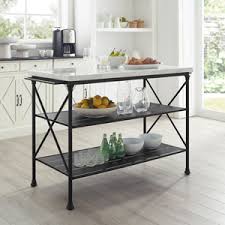 Wood and metal kitchen island paneling moderna newsweek college. Amazon Com Crosley Furniture Madeleine Kitchen Island Steel With Faux Marble Top Kitchen Islands Carts