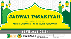 Selamat berpuasa ramadhan buat semua umat islam. Jadwal Imsakiyah Bulan Ramadhan 1439 H 2018 M Mpr Unas