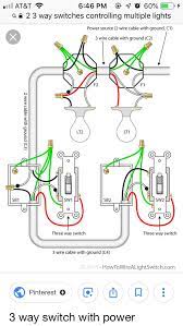 A typical installation of a two way switch is the control of a lamp that lights up the staircase. Wiring An Added Recessed Light Circuit With 1 Dimmer And One Switch Page 2 Diy Home Improvement Forum