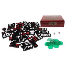 Homyl Chinese Pai Gow Paigow Tiles Set Casino Domino Games For Gambling Lovers Toy