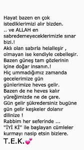 Rabbim Her Zaman Iyi Ki Ile Baslayan Cumleler Nasip Etsin Bizlere Hayat Gece Allah