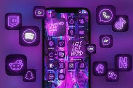 120 Pink Neon Ios 14 App Icon Pack Custom Designed Icons Creative Market Pink neon icon pack plus theme will only be compatible with icon pack plus. 120 pink neon ios 14 app icon pack