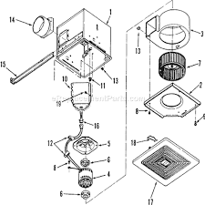 With replacing bathroom ceiling fans is it not so much that the new fan has a different sized cover (the part that shows when you look up at the ceiling) and therefore will need a different sized ceiling hole to get it to stay up. Broan Ventilation Fan S90 Ereplacementparts Com