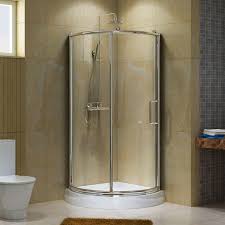 The shower space uses two different types of tile, the small format for the flooring, and the large format for the rest of the space. Corner Shower For Small Bathroom You Ll Love In 2021 Visualhunt