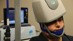 Daniel Finney undergoing new brain treatment