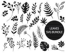 Free Free 244 Silhouette Flower Leaves Svg SVG PNG EPS DXF File