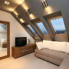 Pin By Amanda Guillen On Lighting Attic Lighting Loft Room Attic Design