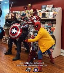 This craft activity is a tool box for building the best father's day for the important man in your child or student's life!this hulk with three body elements and two fists, iron man, captain america's shield and spiderman. Wearable Iron Man Mark 47 Xlvii Armor Costume The Best Wearable Armor Costume