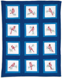 Get stamped cross stitch kits and create your very own gorgeous embroidery when you shop in the sewing section at hsn.com. Jack Dempsey Needle Art Cardinals Theme Quilt Blocks Stamped Cross Stitch Kit 737912 123stitch
