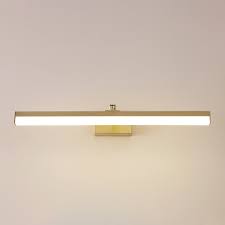 Led bathroom vanity light fixtures. Brass Led Bath Vanity Lamp Brass Led Wall Lamp Mooielight