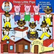 Black And White Bricks Clip Art Clip Art Three Little Pigs Little Pigs Three Little Pigs Clip Art