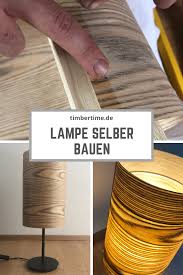 Lampe Aus Holzfurnier Selber Bauen In 2020 Lampe Selber Bauen Selber Bauen Lampe