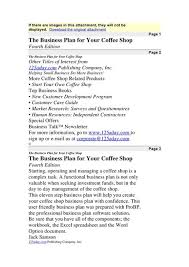Pro Bp Coffee Shop Business Plan Doc Business Plan Template Coffee Shop Business Plan Simple Business Plan Template