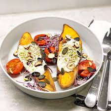 Patate Douce Au Four Sauce Au Yaourt A L Ail Mary Capelle Recettes De Cuisine Patate Douce Au Four Recette Four