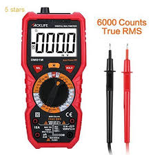 Black And Decker Rtx Rotary Tool Manual Tacklife Dm01m Advanced Digital Multimeter Manual Range Trms Multi Tester With Backlight 6000 Counts 1000v Non Contact Voltage Det Digital Volt Ampere Electrical Tester