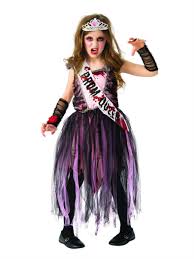 Girls Zombie Prom Queen Costume Partybell Com Queen Halloween Costumes Zombie Costume Girl Zombie Costume