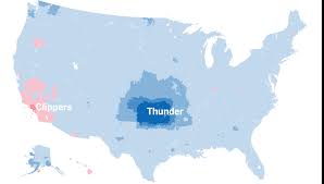 Maybe you would like to learn more about one of these? Which Team Do You Cheer For An N B A Fan Map The New York Times