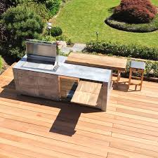 Kucheninsel Fur Den Garten Inselkuche Outdoor Kuche Kuche Mit Insel