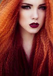 Mikael S Playground Beautiful Redhead Burgundy Lips Stunning Redhead