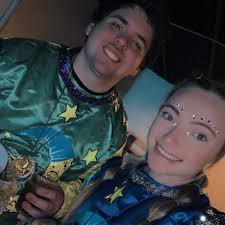 ✨ Our residents had an amazing time at Mardi Gras World! 🎭 Beverly S.,  Madeline W., Angie S., and Peter C. with his wife Eugenia C. got a  behind-the-scenes look at how