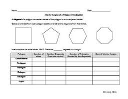 Interior Angles Of A Polygon Investigation Artwork For Home Decor Magazine Decorating Sites