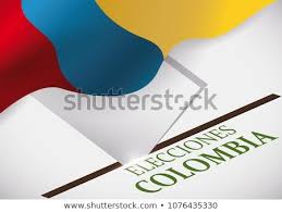 Electoral Box Colombian Flag And Vote Elements That Promote Suffrage In Colombia Next Electo