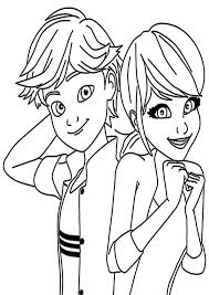 Marinette y adrien tienen una piscina de pelotas de colores donde hay muchos juguetes sorpresas para abrir. Marinette Malvorlage Coloring And Malvorlagan