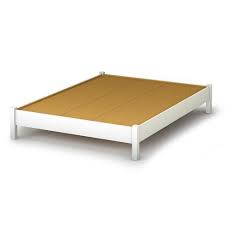 Its three practical drawers offer additional storage in the bedroom and thanks to the profiling at the bottom of the drawer fronts, they easily open without handles making it an easy match to other furniture pieces. Step One Platform Bed Full South Shore Target