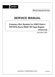 Check spelling or type a new query. Common Rail System For Hino Dutro Service Manual Operation Manualzz