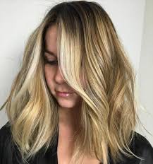 Brown and shoulder length hair can be made to look more interesting with the caramel color highlights and razored layers. 40 Styles With Medium Blonde Hair For Major Inspiration