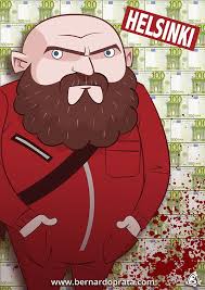 Zijn affiniteit met dieren gaat verder dan de tatoeage van de beer die op zijn buik staat. Helsinki La Casa De Papel Lacasadepapel Netflix Moneyheist Helsinki Disney Canvas Art Anime Hip Hop Art