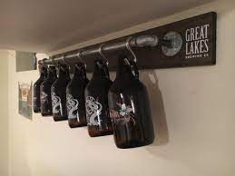 2,318 likes · 9 talking about this · 4,532 were here. Growler Rack Display Storage And Organization Perfect Gift Etsy Brewery Decor Beer Room Brewery Design