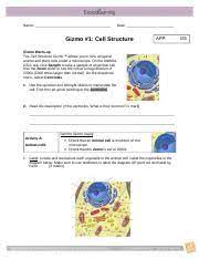 Maybe you would like to learn more about one of these? Gizmo 1 Cell Structure July 2017 1 Doc Name Date Gizmo 1 Cell Structure App Gizmo Warm Up The Cell Structure Gizmo Allows You To Look At Typical Course Hero
