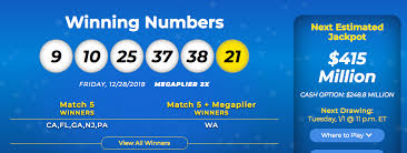 When is the next mega millions draw? With No Jackpot Winner New Year S Day Mega Millions Lottery Grows To 415 Million