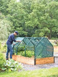 3 Season Garden Protection Tent 4 X8 Raised Bed Cover Gardeners Com Plant Protection Raised Garden Raised Garden Beds