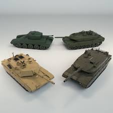 Low Poly Tank Pack 01 In 2020 Poly Tanks Tank 3d Model