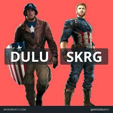 Perbedaan Penampilan Captain America Dulu Dan Sekarang Baca Selengkapnya Di Androbuntu Com Captain America Membaca Dunia