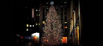 Weihnachtsbaum Am Rockefeller Center Erleuchtet Meine Tanne