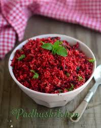 Beetroot Couscous Pilaf Recipe Indian Style Easy Couscous Recipes Padhuskitchen Recipe Simple Couscous Recipes Couscous Recipes Pilaf Recipes
