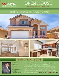 Open House 14314 Smokey Point Dr El Paso Tx 79938 Xavier Lona Realtor 915 471 0551 Xavier Lona Kw Com Keller Wil Keller Williams Realty Realty Open House