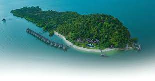 The words island and isle are etymologically distinct. Private Island Near Singapore Telunas Private Island