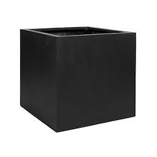 Large cube planter stone effect. Pin On Outdoors