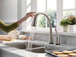 First of all, the touch sensor kitchen faucet is so easy to use, even a child can operate it. Touch Activated Kitchen Faucet Delta Pilar Pull Down Faucet With Touch2o Technology