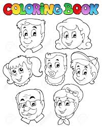 Coloring pages for children of all ages! Coloring Book Family Collection 3 Royalty Free Cliparts Vectors And Stock Illustration Image 16273026