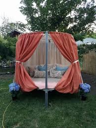 Daybed Using Old Mini Trampoline Trampoline Tent Backyard Trampoline Trampoline Bed